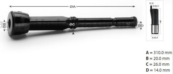 Guma strzykowa jak  869407-01 M20 Clover