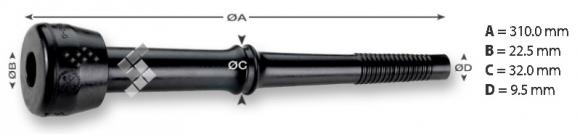 Guma strzykowa jak  Fullwood - Packo 20138 fi 9,5